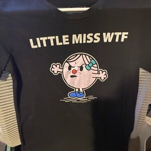 Grunt Style “Little Miss WTF' Black T-Shirt
